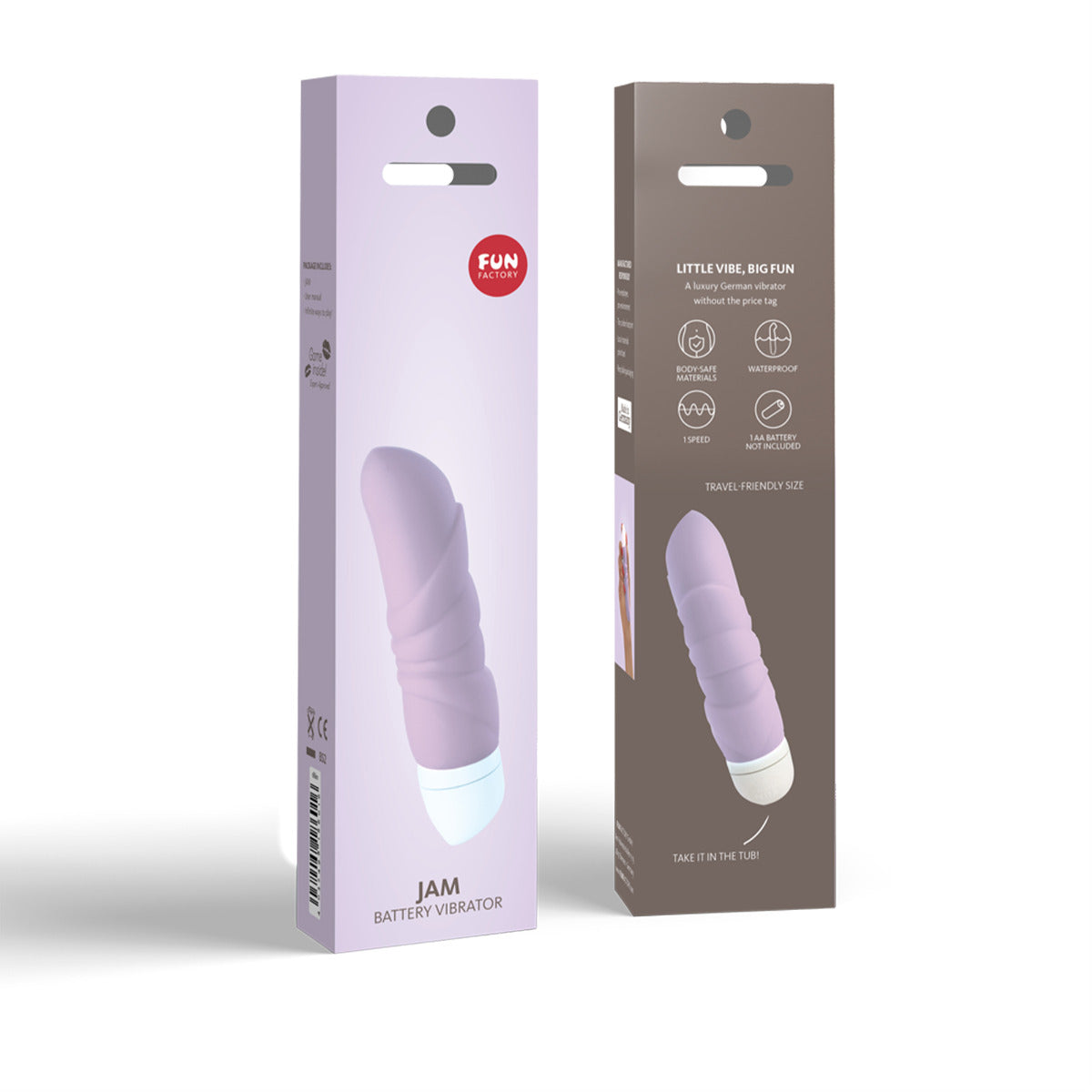 Fun Factory Jam - Ridge Textured Silicone Mini Vibrator > Vibrators > Mini Vibrators