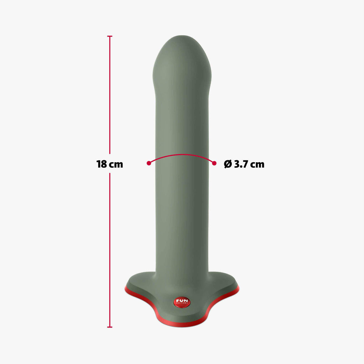 Fun Factory Magnum - Flexible Smooth Silicone Dildo > Dildos > Neutral Dildos