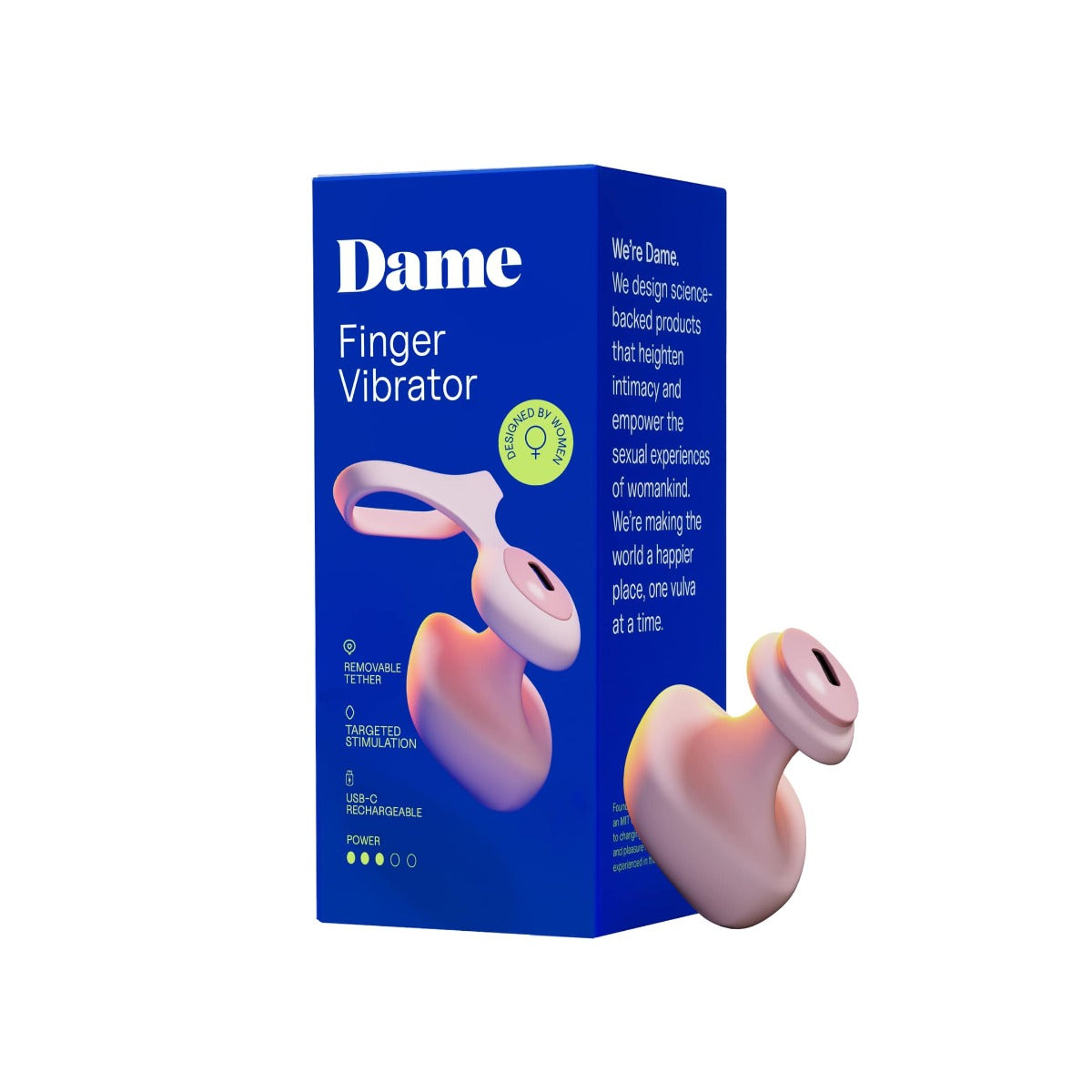 Dame Fin 2.0 Finger Vibrator – Compact Rechargeable Silicone Finger Vibrator Default Title > Vibrators > Finger Vibrators