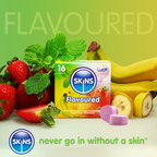 Skins Flavoured Condoms Assorted – Extra Lubricated Condoms - Bulk 500 Pack > Essentials > Condoms