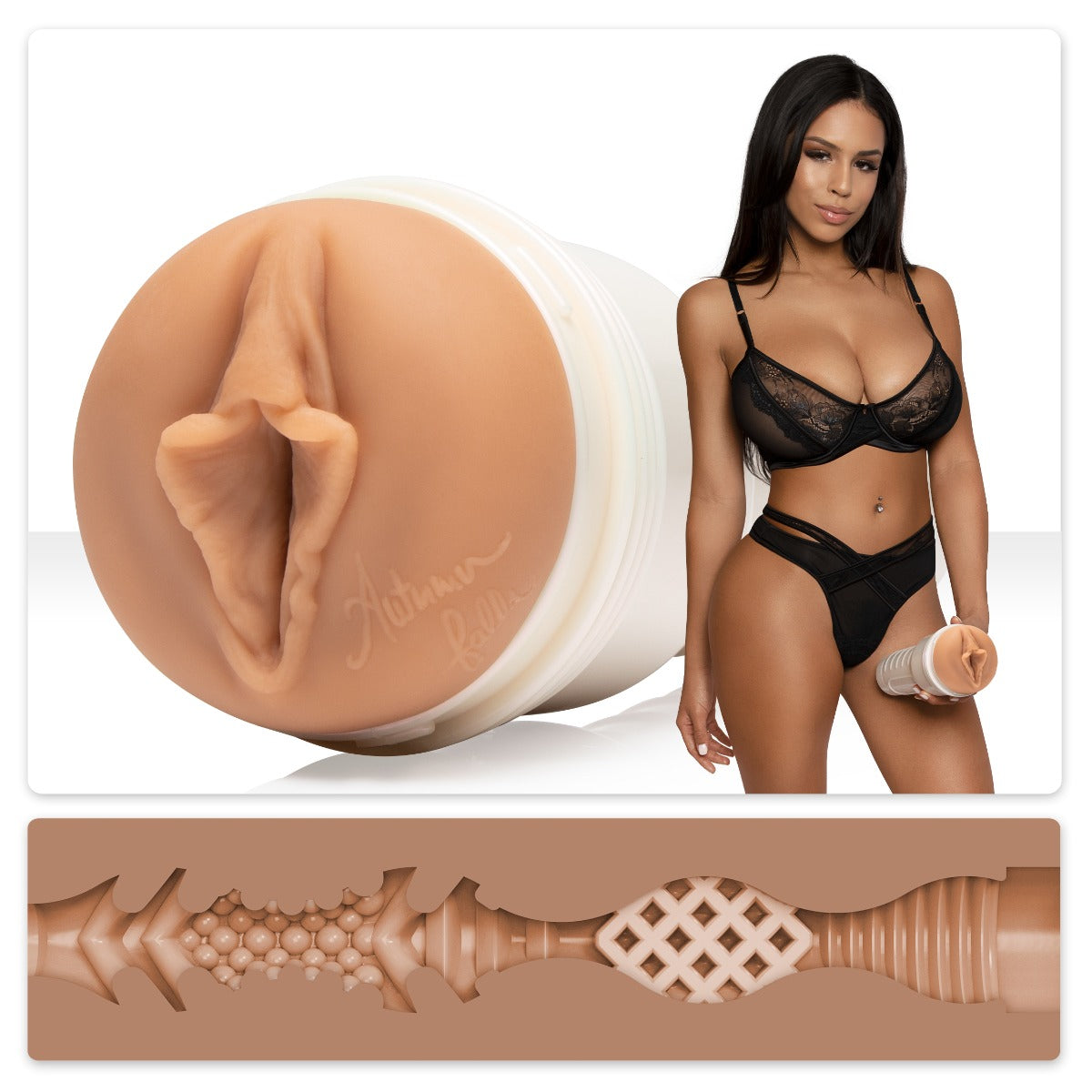 Fleshlight Girls Autumn Falls – Advanced Design Replica Masturbator with Pleasure Bumps Default Title > Sex Toys For Men > Masturbators > Pornstar Main image