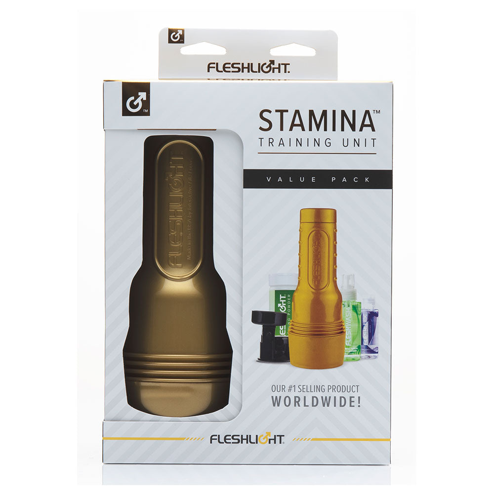 Fleshlight Stamina Training Unit Value Pack – Comprehensive Masturbator Kit > Sex Toys For Men > Masturbators > Manual