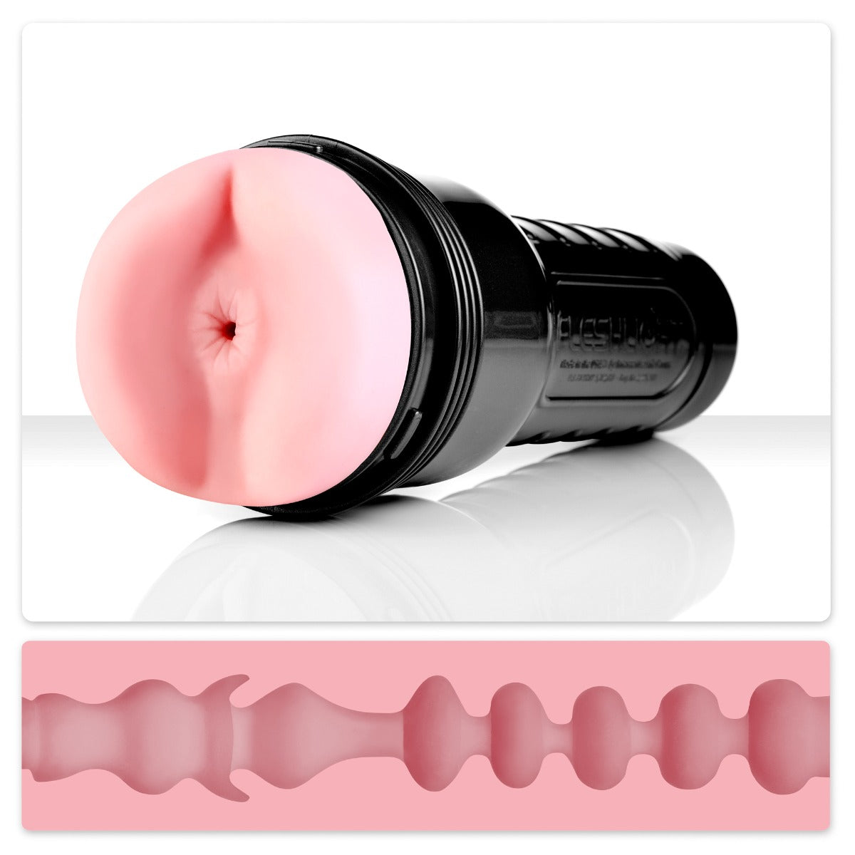 Fleshlight Originals Pink Butt Mini Lotus Sleeve – Compact Male Masturbator Default Title > Sex Toys For Men > Masturbators > Vibrating