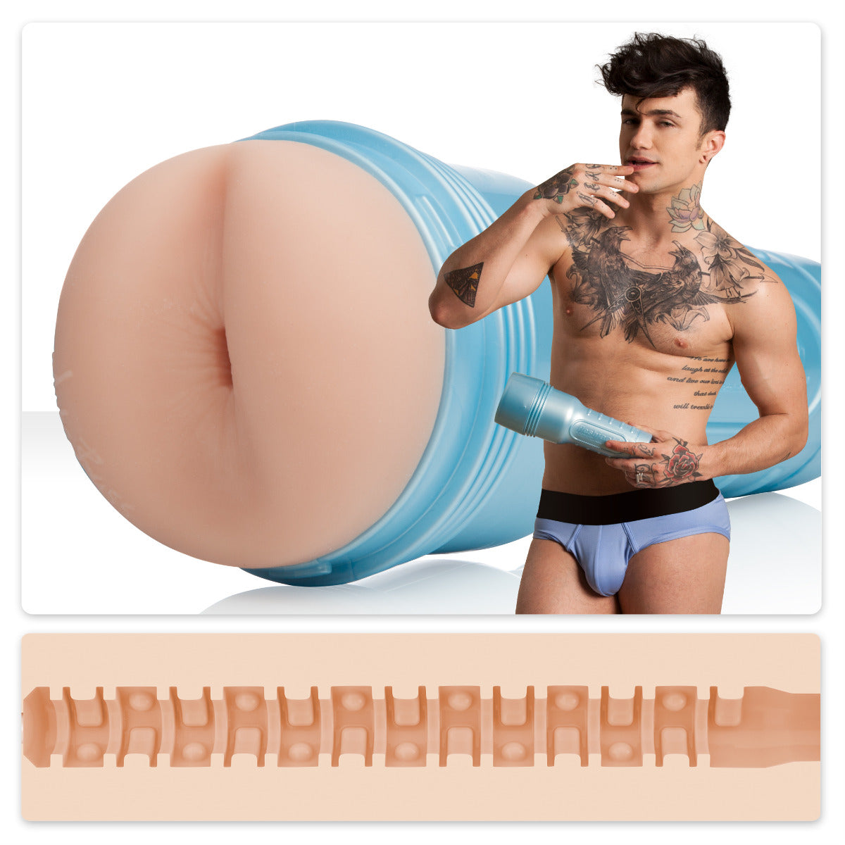 Fleshjack Boys Jake Bass Dream – Male Masturbator Sleeve > Sex Toys For Men > Masturbators > Pornstar