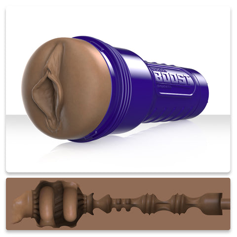 Fleshlight Boost Bang MD – Hyper-Realistic Labia Masturbator with Turbo Tech Rings Default Title > Sex Toys For Men > Masturbators > Vibrating