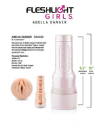 Fleshlight Abella Danger Signature Sensations – Realistic SuperSkin Male Masturbator Sleeve > Sex Toys For Men > Masturbators > Manual