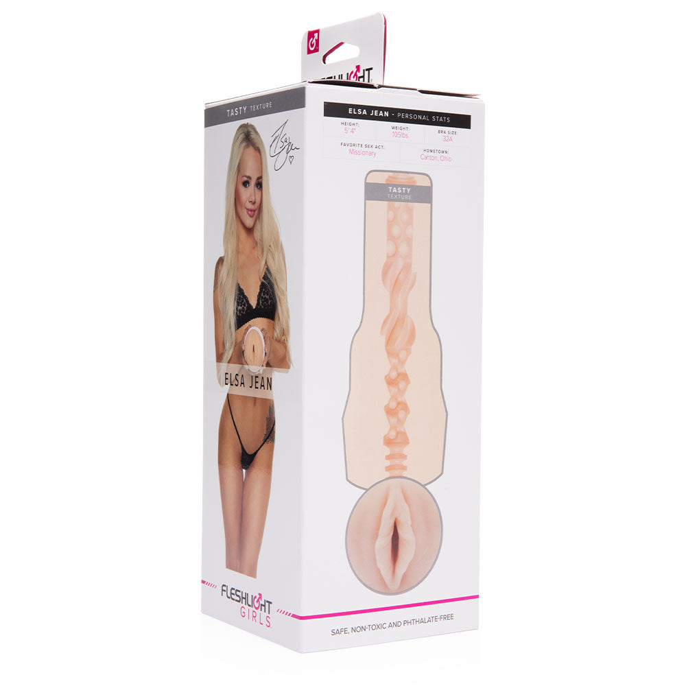 Fleshlight Girls Elsa Jean Tasty Sleeve – Realistic Texture Male Masturbator > Sex Toys For Men > Masturbators > Pornstar