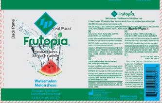 ID Frutopia Personal Lubricant Watermelon 1 oz Flavoured Lube