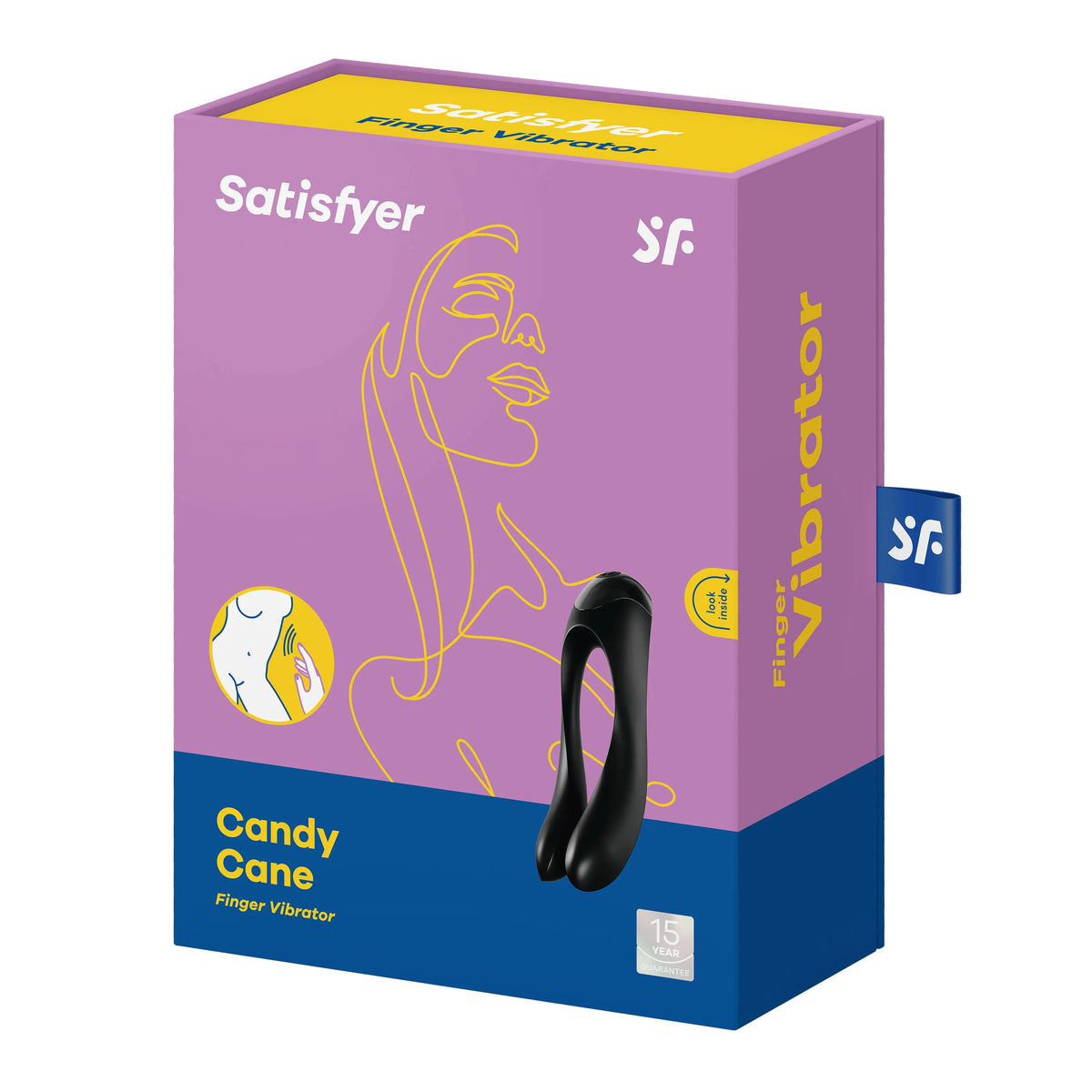 Satisfyer Candy Cane Finger Vibrator – Dual Motor Silicone Finger Vibrator > Vibrators > Finger Vibrators