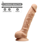 Silexd Model 1 Realistic Dual Density Silicone Dildo with Suction Cup (7 to 10 Inch) 9 Inch Flesh > Dildos > Realistic Dildos