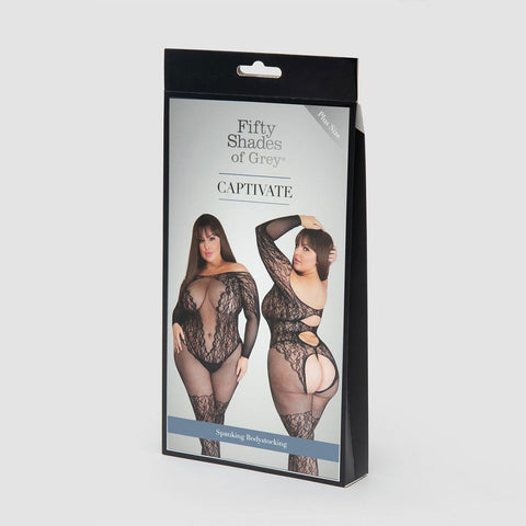 Fifty Shades of Grey Captivate Spanking Bodystocking One Size Curve - Bodystocking > Clothes > Bodies and Playsuits