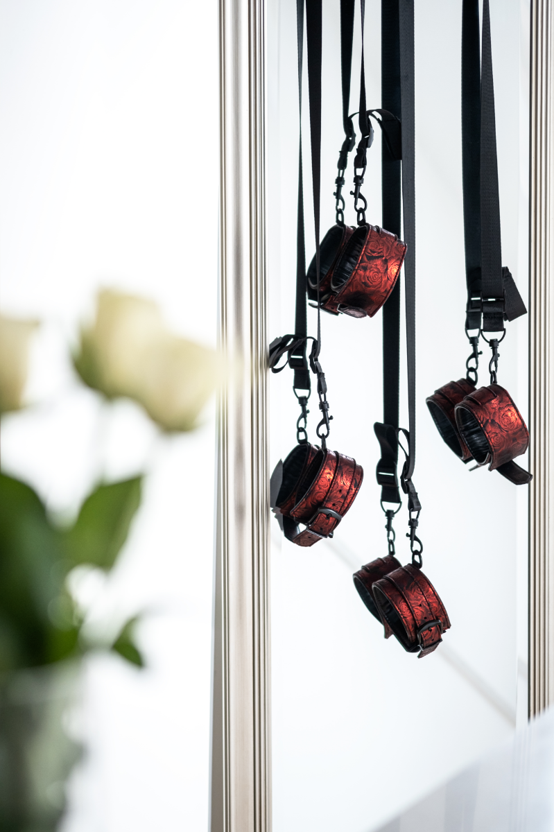 Fifty Shades of Grey Sweet Anticipation Adjustable Under Mattress Restraint Set > Bondage Gear > Bed Restraints
