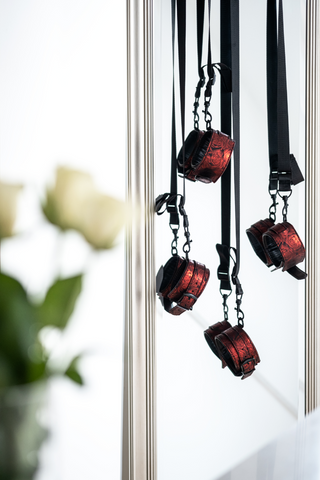 Fifty Shades of Grey Sweet Anticipation Adjustable Under Mattress Restraint Set > Bondage Gear > Bed Restraints