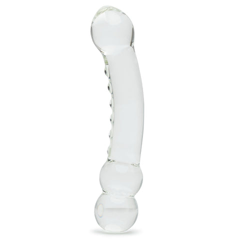 Fifty Shades of Grey Drive Me Crazy Glass Massage Wand – Textured Shaft Massage Wand > Glass > Dildos