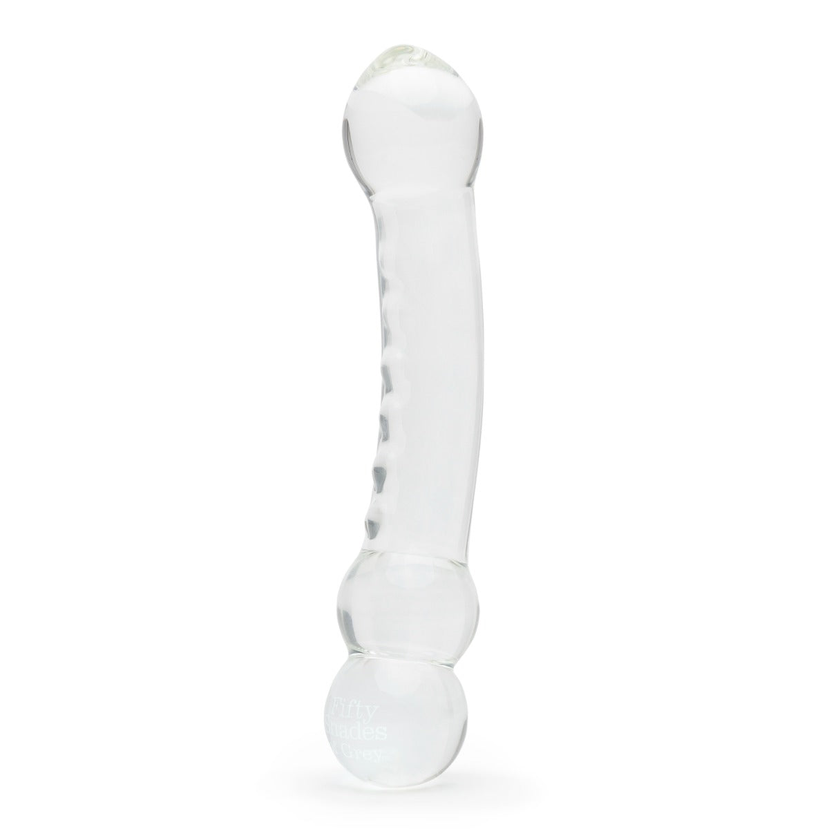 Fifty Shades of Grey Drive Me Crazy Glass Massage Wand – Textured Shaft Massage Wand > Glass > Dildos