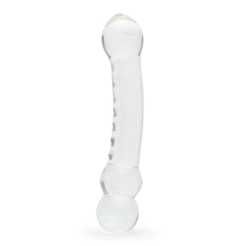 Fifty Shades of Grey Drive Me Crazy Glass Massage Wand – Textured Shaft Massage Wand > Glass > Dildos