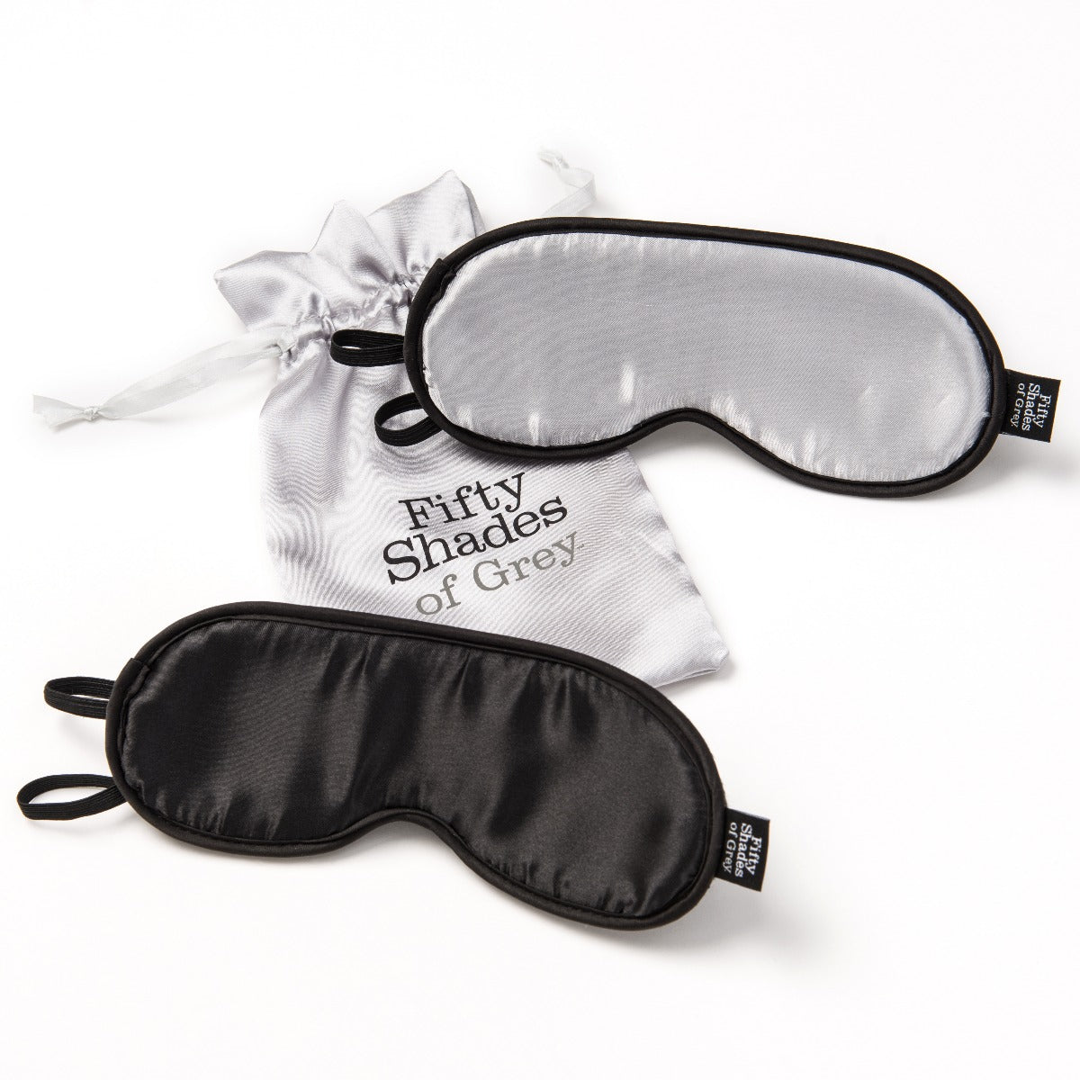 Fifty Shades of Grey No Peeking Soft Twin Blindfold Set – Satin Blindfolds Default Title > Bondage Gear > Blindfolds