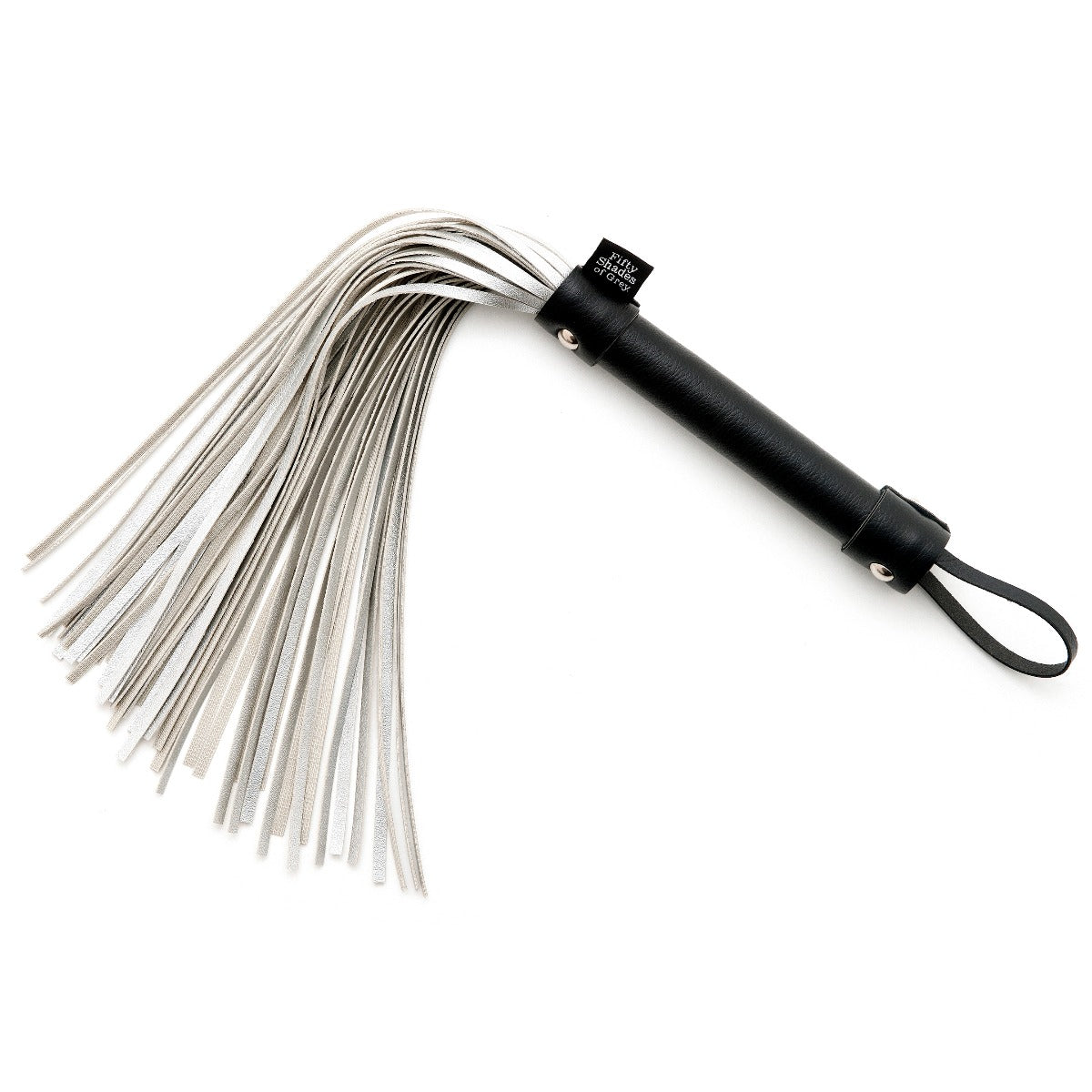 Fifty Shades of Grey Please Sir Flogger – Metallic Silver Fronds, Easy-Grip Handle Flogger > Bondage Gear > Whips & Floggers
