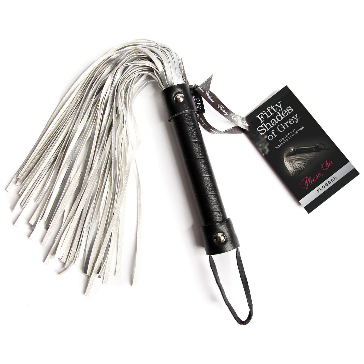 Fifty Shades of Grey Please Sir Flogger – Metallic Silver Fronds, Easy-Grip Handle Flogger > Bondage Gear > Whips & Floggers