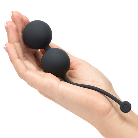 Fifty Shades of Grey Tighten and Tense Silicone Jiggle Balls – 70g Kegel Balls Default Title > Sex Toys For Ladies > Kegel Exercise