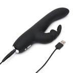Fifty Shades of Grey Greedy Girl Rechargeable Slimline Rabbit Vibrator with 12 Vibration Modes > Vibrators > Ladies > Rabbit