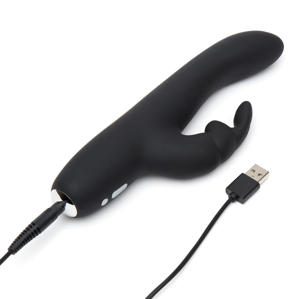 Fifty Shades of Grey Greedy Girl Rechargeable Slimline Rabbit Vibrator with 12 Vibration Modes > Vibrators > Ladies > Rabbit