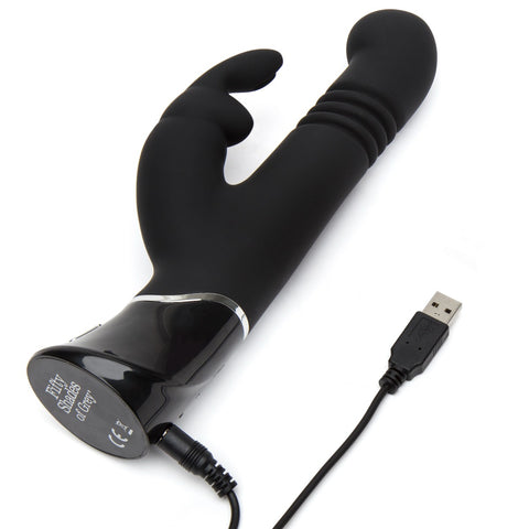 Fifty Shades of Grey Greedy Girl Rechargeable Thrusting G-Spot Rabbit Vibrator > Vibrators > Ladies > Rabbit