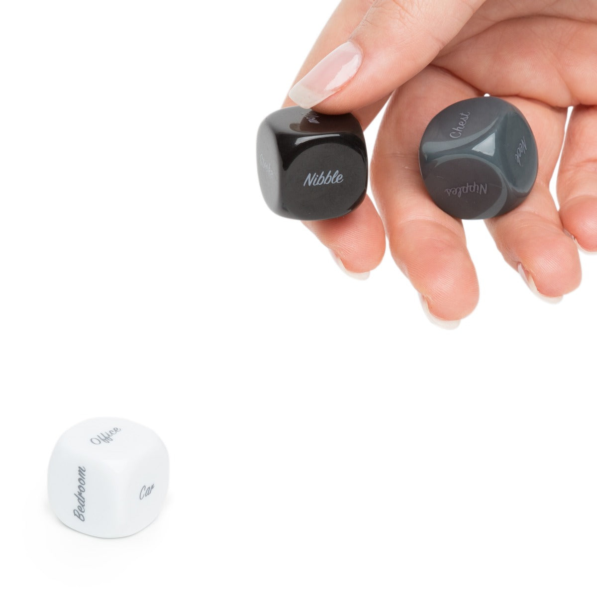 Fifty Shades of Grey Play Nice Role Play Dice – Official Pleasure Collection Game Accessory Default Title > Novelties > Games Main image