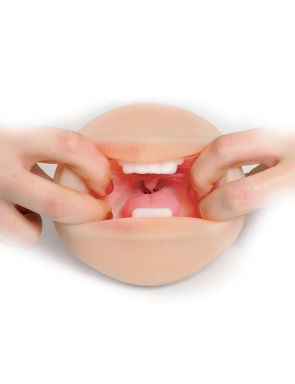 Compact Deep Throat Mouth Masturbator – Realistic Feel Pocket-Sized Masturbator > Sex Toys For Men > Masturbators > Manual