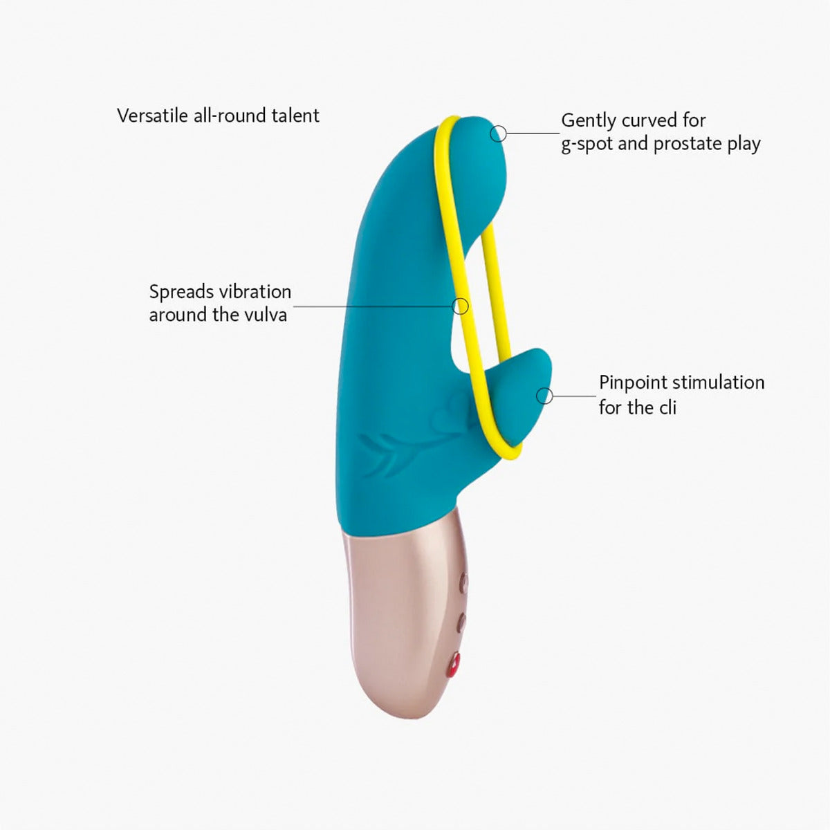 Fun Factory Amorino Mini Dual Action Rechargeable Vibe > Sex Toys For Ladies > G-Spot Vibrators