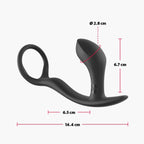 Fun Factory Bootie Ring – Silicone Cock Ring With Butt Plug > Anal Range > Prostate Plugs
