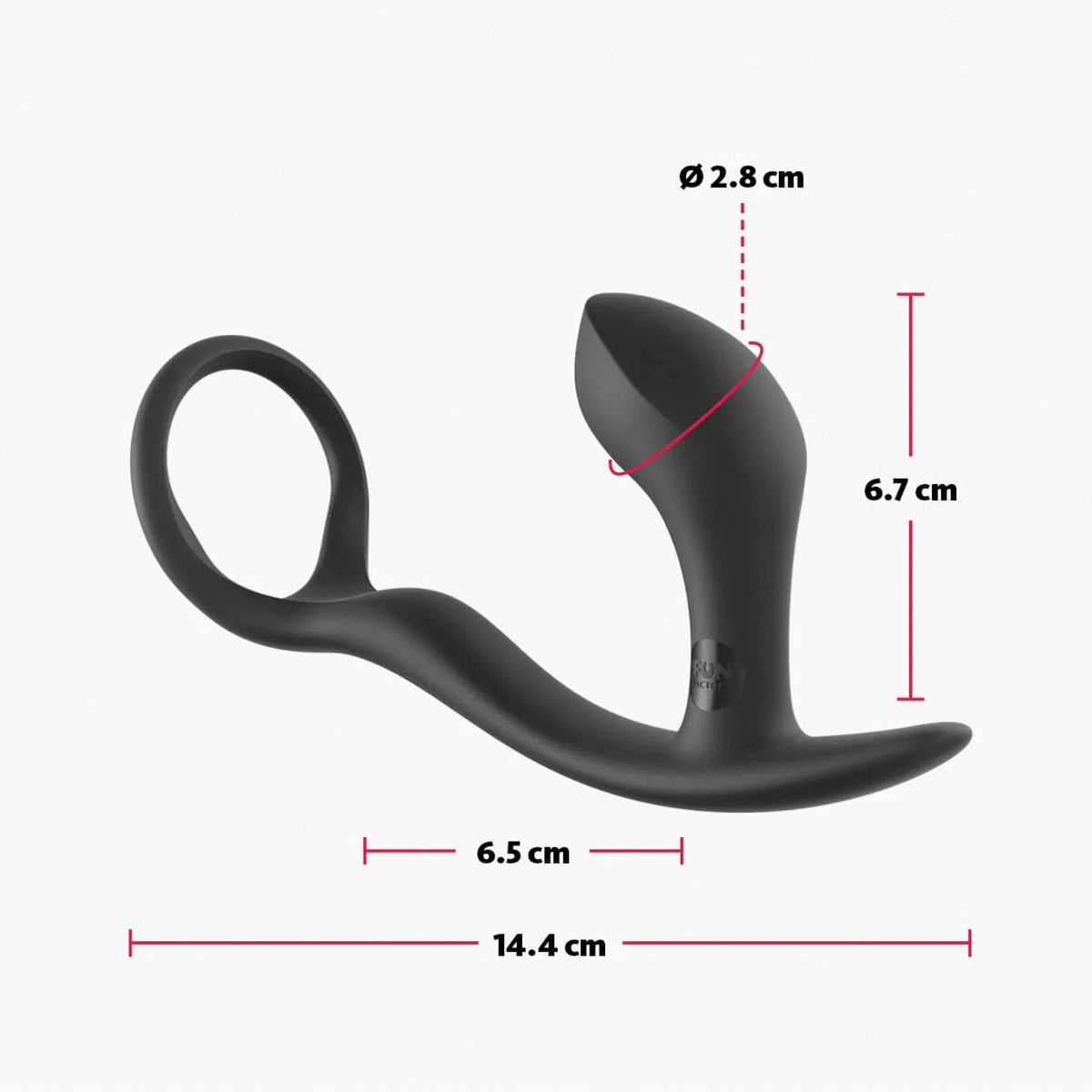 Fun Factory Bootie Ring – Silicone Cock Ring With Butt Plug > Anal Range > Prostate Plugs