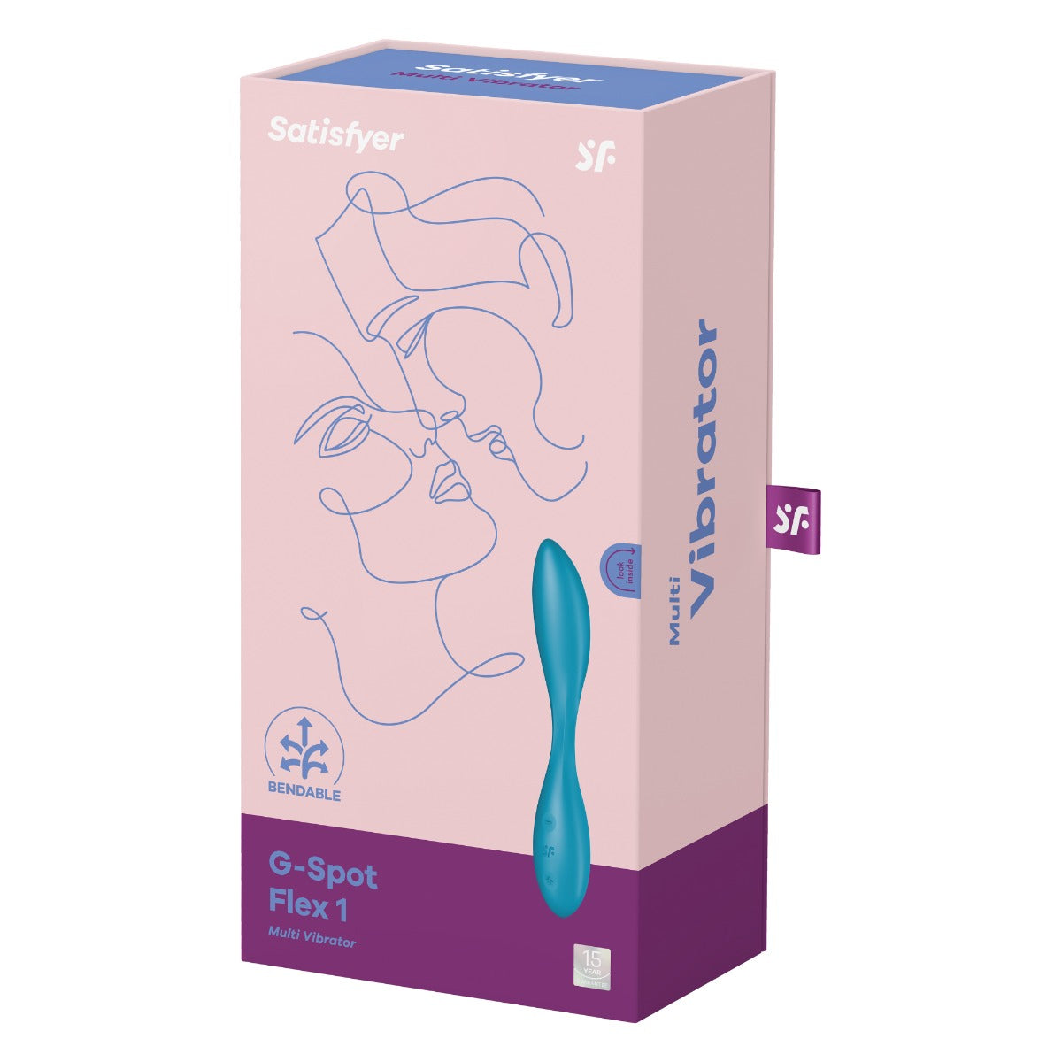 Satisfyer G-Spot Flex 1 Bendable Multi Vibrator Waterproof with 12 Vibration Modes > Sex Toys For Ladies > G-Spot Vibrators