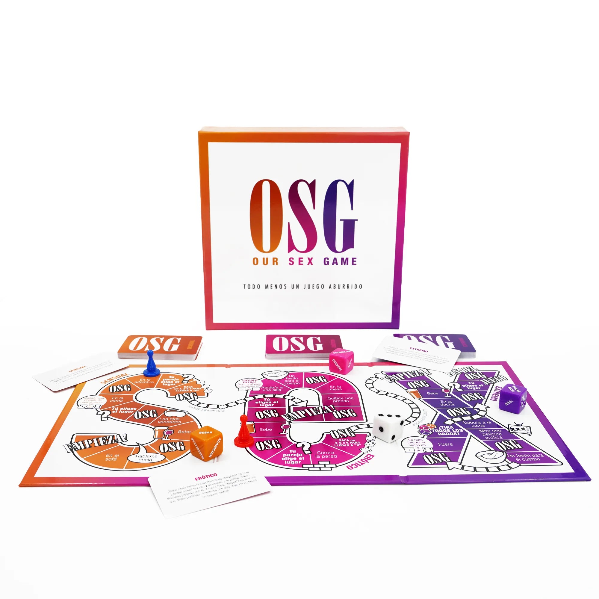 Our Sex Game Spanish Edition – Erotic Conversation Board Game > Novelties > Board Games Main image