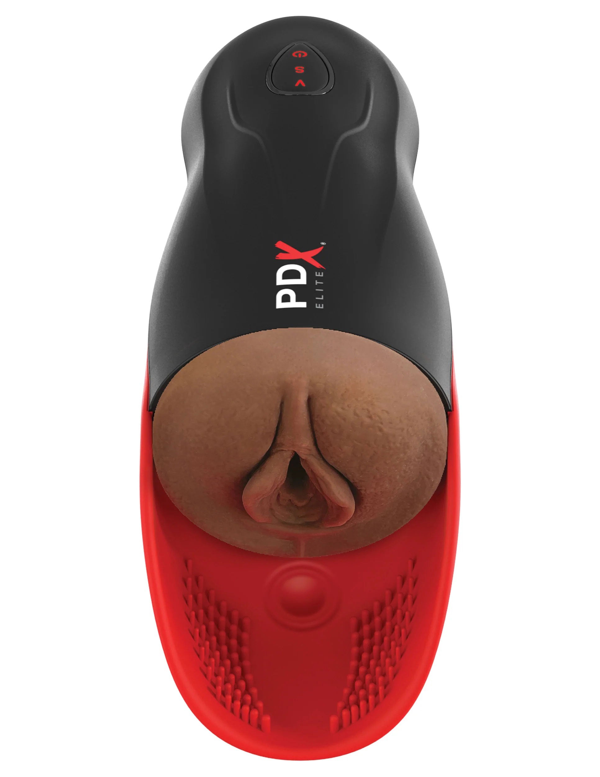 PDX Elite Fuck-O-Matic 2 – Pulsation and Suction Male Masturbation Stroker Brown > Sex Toys For Men > Masturbators > Vibrating