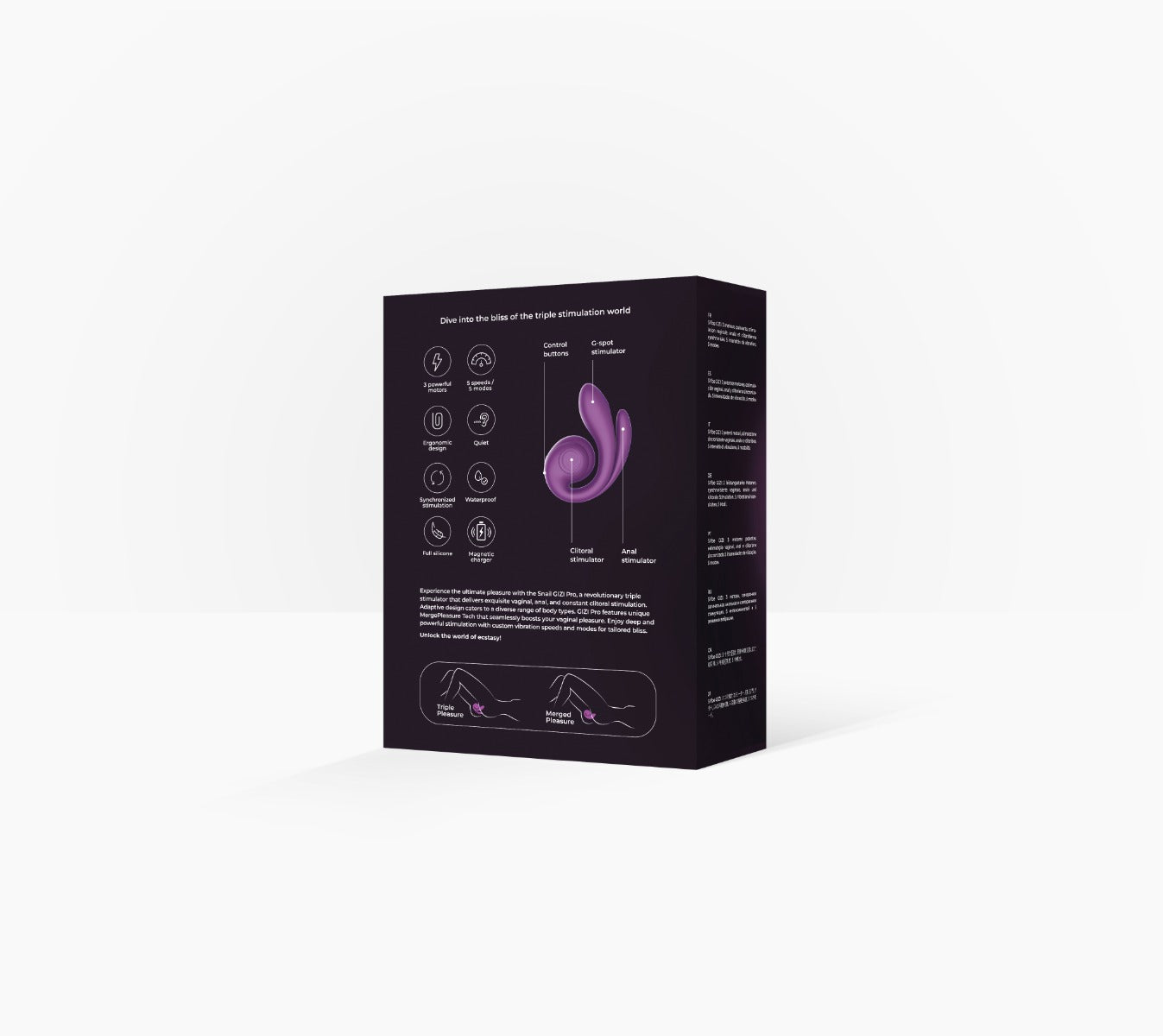 SVibe GIZI Pro Triple G-Spot Stimulator – Rechargeable Silicone Triple Stimulator > Sex Toys For Ladies > G-Spot Vibrators