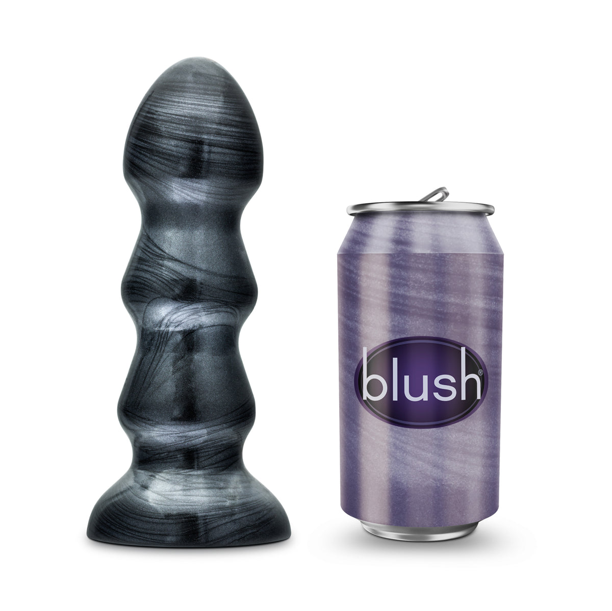 Jet Black Jack Carbon Metallic Black 7 Inch Anal Plug > Anal Range > Butt Plugs