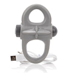Screaming O Charged Yoga Rechargeable Dual Loop Stretchable Vibrating Cock Ring > Cock Ring > Vibrating
