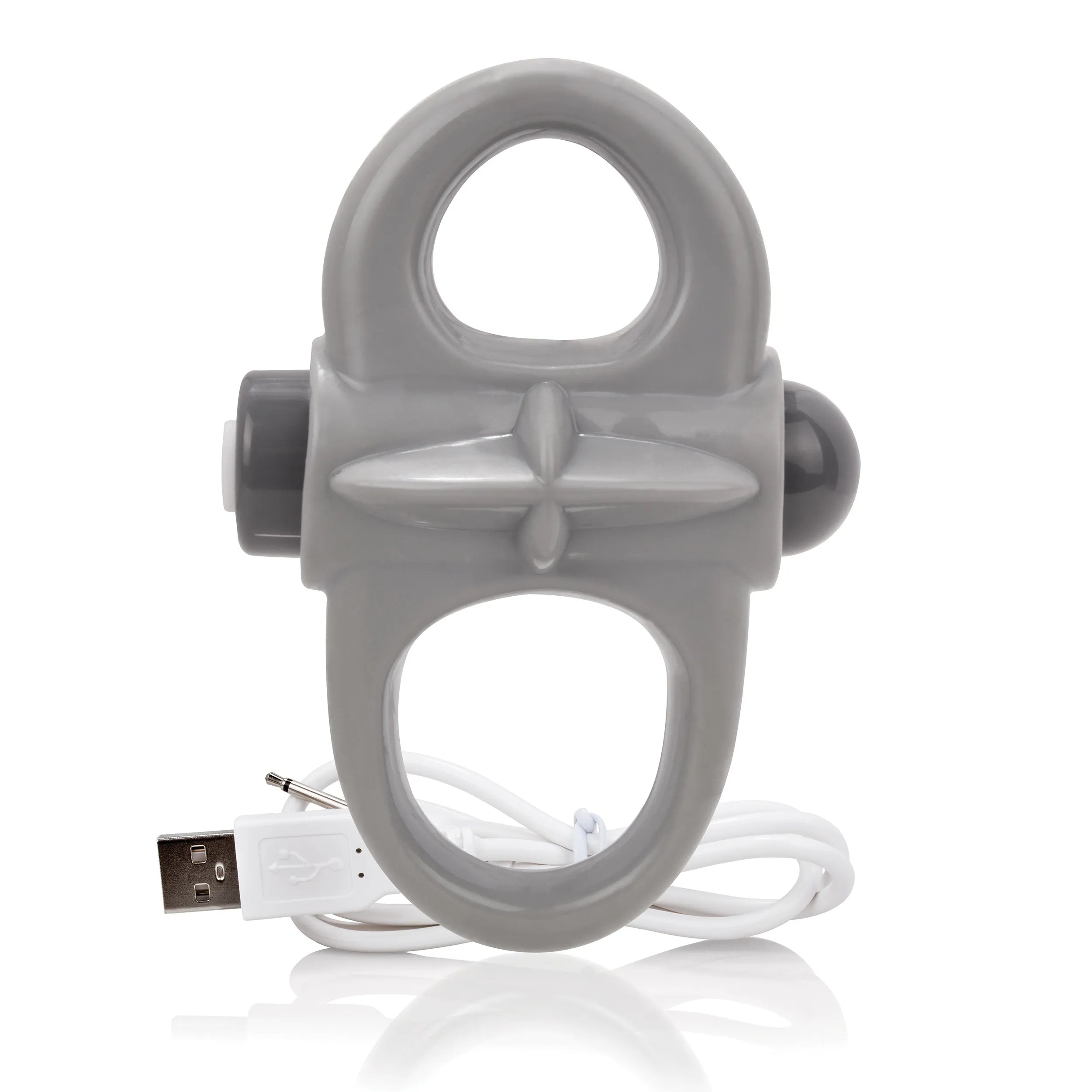 Screaming O Charged Yoga Rechargeable Dual Loop Stretchable Vibrating Cock Ring > Cock Ring > Vibrating