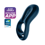 Satisfyer Epic Duo Bluetooth App-Controlled Rechargeable Vibrating Cock Ring > Sex Toys > Remote Control Toys
