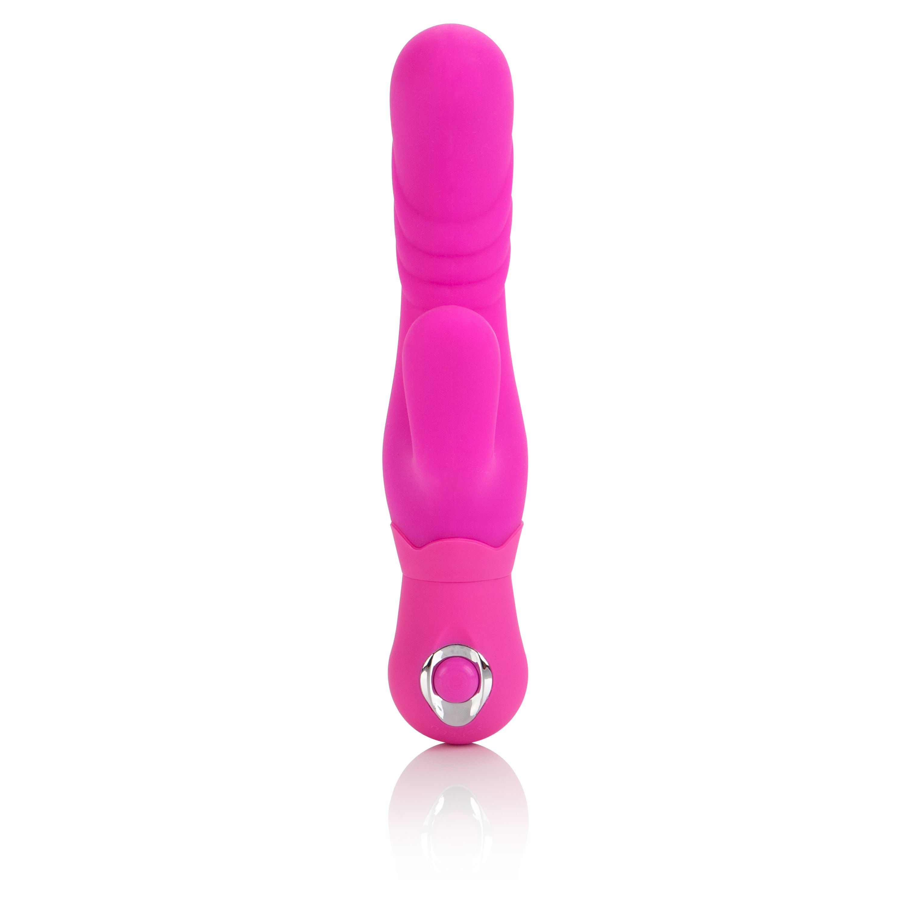 Posh Silicone Thumper Dual Massager – Rechargeable Silicone, 3 Speeds Massager > Vibrators > Ladies > Rabbit