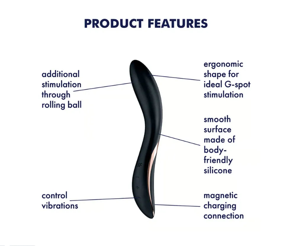 Satisfyer Rolling Explosion – USB Rechargeable G-Spot Vibrator with Rolling Ball Function > Sex Toys For Ladies > G-Spot Vibrators