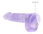 REALROCK Realistic Dildo with Balls – 15.2 cm Silicone Dong with Suction Cup Base > Dildos > Realistic Dildos