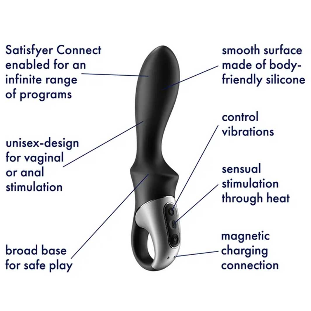 Satisfyer Heat Climax Anal Vibrator – App Controlled with Heating Function > Anal Range > Anal Probes