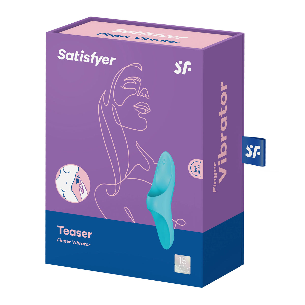Satisfyer Teaser Finger Vibe – Rechargeable Silicone Finger Vibrator Blue > Vibrators > Finger Vibrators