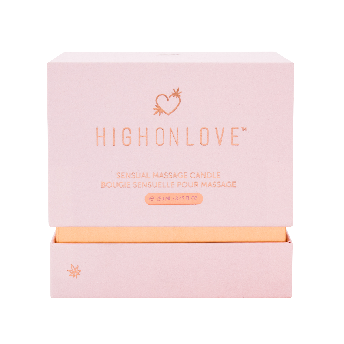 High On Love Sensual Massage Candle – Soy-Based with Cannabis Seed and Coconut Oil 250ml > Candles > Massage