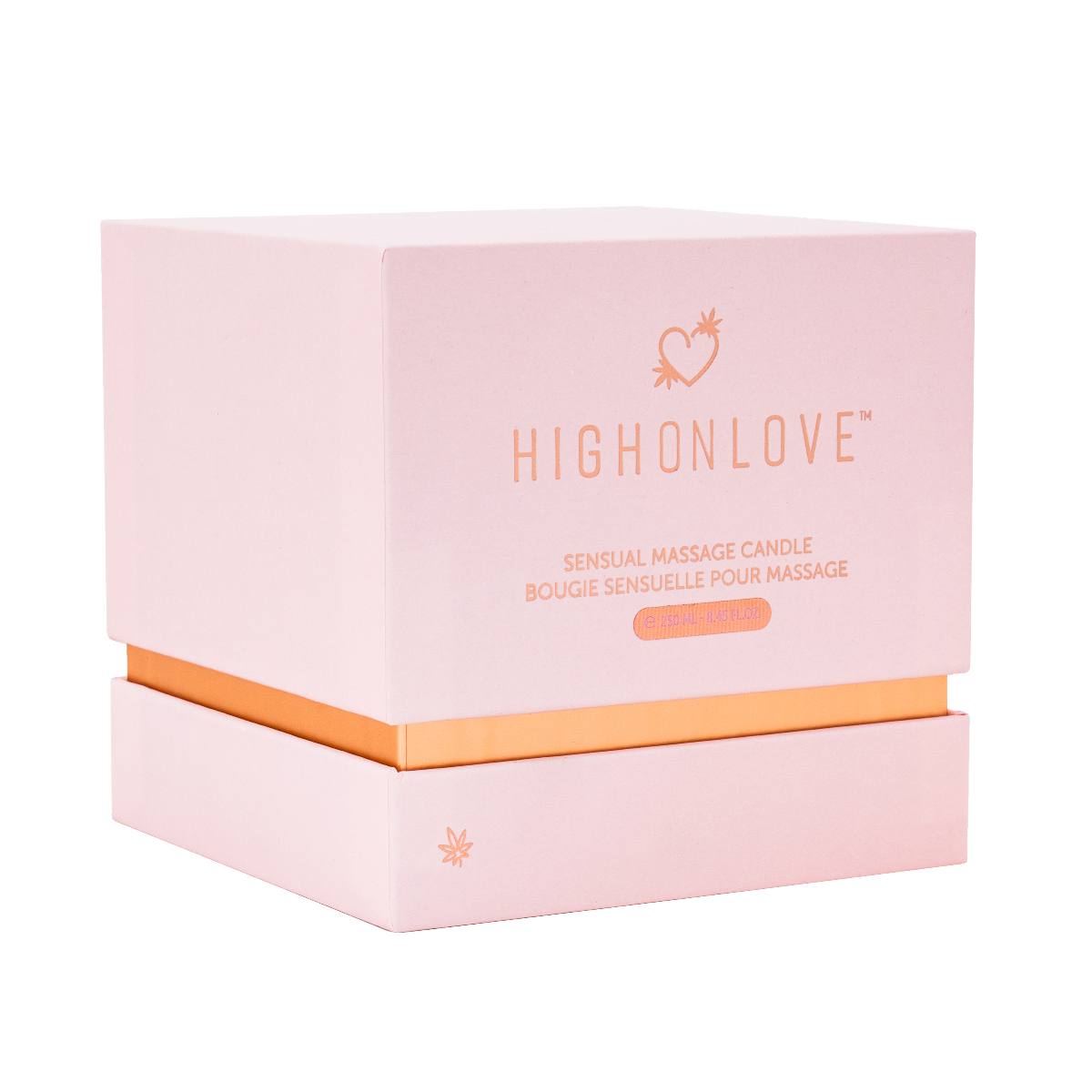 High On Love Sensual Massage Candle – Soy-Based with Cannabis Seed and Coconut Oil 250ml > Candles > Massage