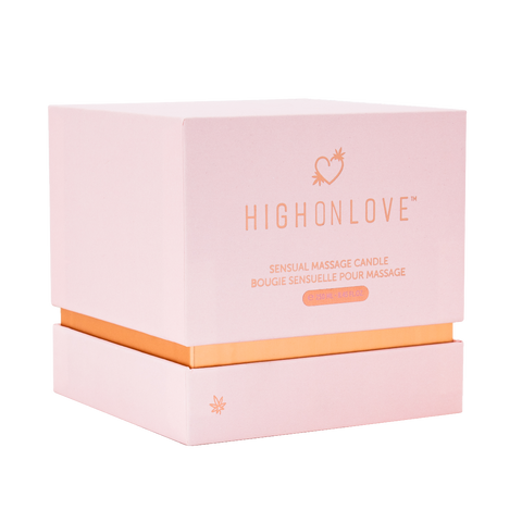 High On Love Sensual Massage Candle – Soy-Based with Cannabis Seed and Coconut Oil 250ml > Candles > Massage