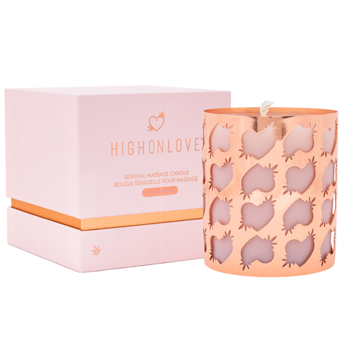 High On Love Sensual Massage Candle – Soy-Based with Cannabis Seed and Coconut Oil 250ml > Candles > Massage