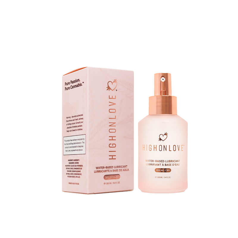 High On Love Water-Based Lubricant With 200 Mg CBD Fragrance Free Default Title > Lube > Water Based